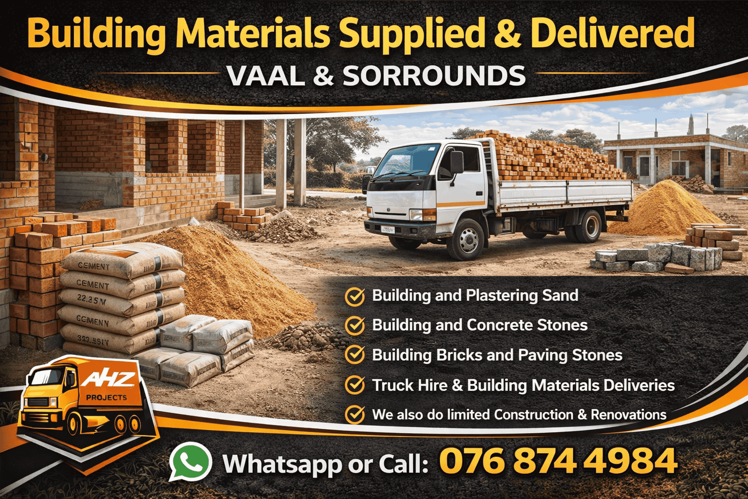 Building Materials Supply Banner